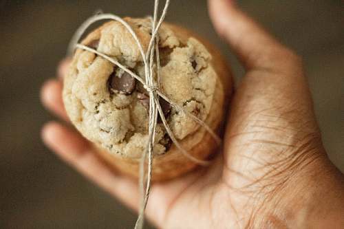 united states person holding dessert cream